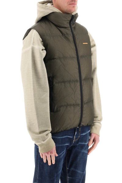 Dsquared2 ripstop puffer vest-1