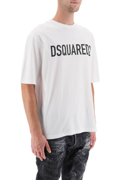 Dsquared2 logo print t-shirt-1