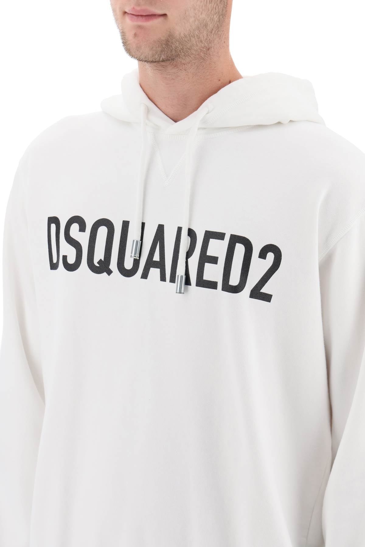 Dsquared2 logo print hoodie-3
