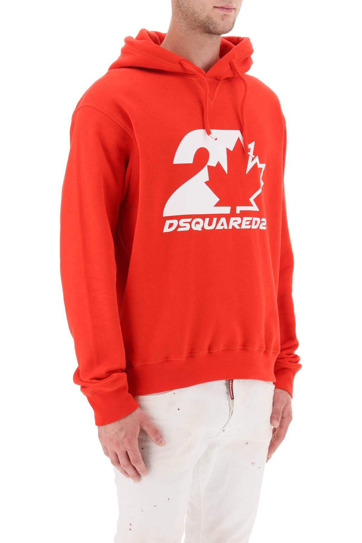 Dsquared2 printed hoodie-1