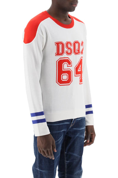 Dsquared2 dsq2 64 football sweater-1
