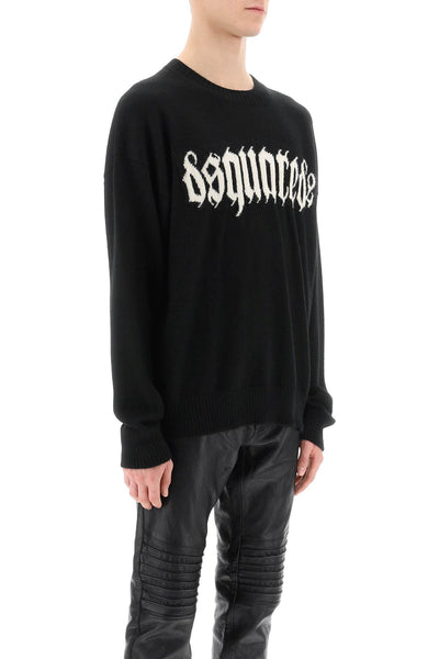 Dsquared2 gothic logo sweater-1