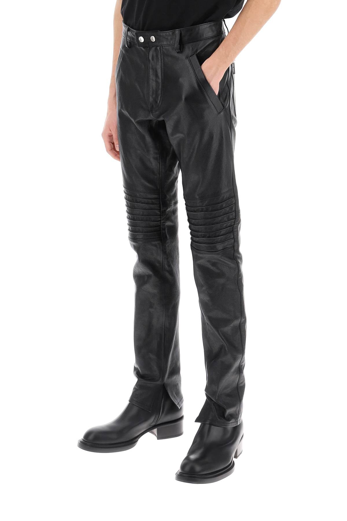 Dsquared2 rider leather pants-3