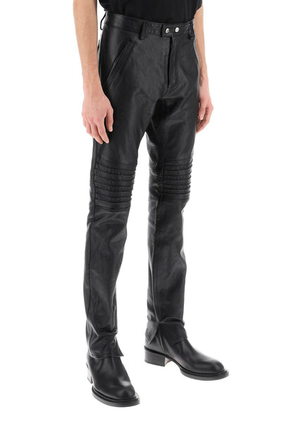 Dsquared2 rider leather pants-1