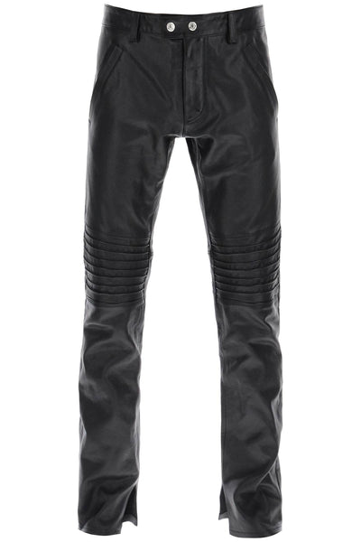 Dsquared2 rider leather pants-0