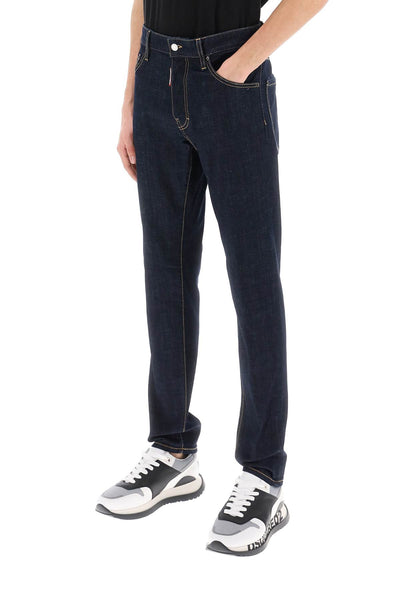 Dsquared2 cool guy jeans in dark rinse wash-2
