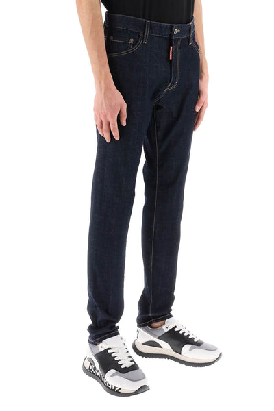 Dsquared2 cool guy jeans in dark rinse wash-1