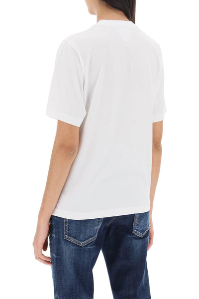 Dsquared2 easy fit t-shirt with graphic print-2