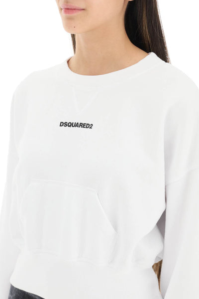 Dsquared2 cropped sweatshirt with logo-3