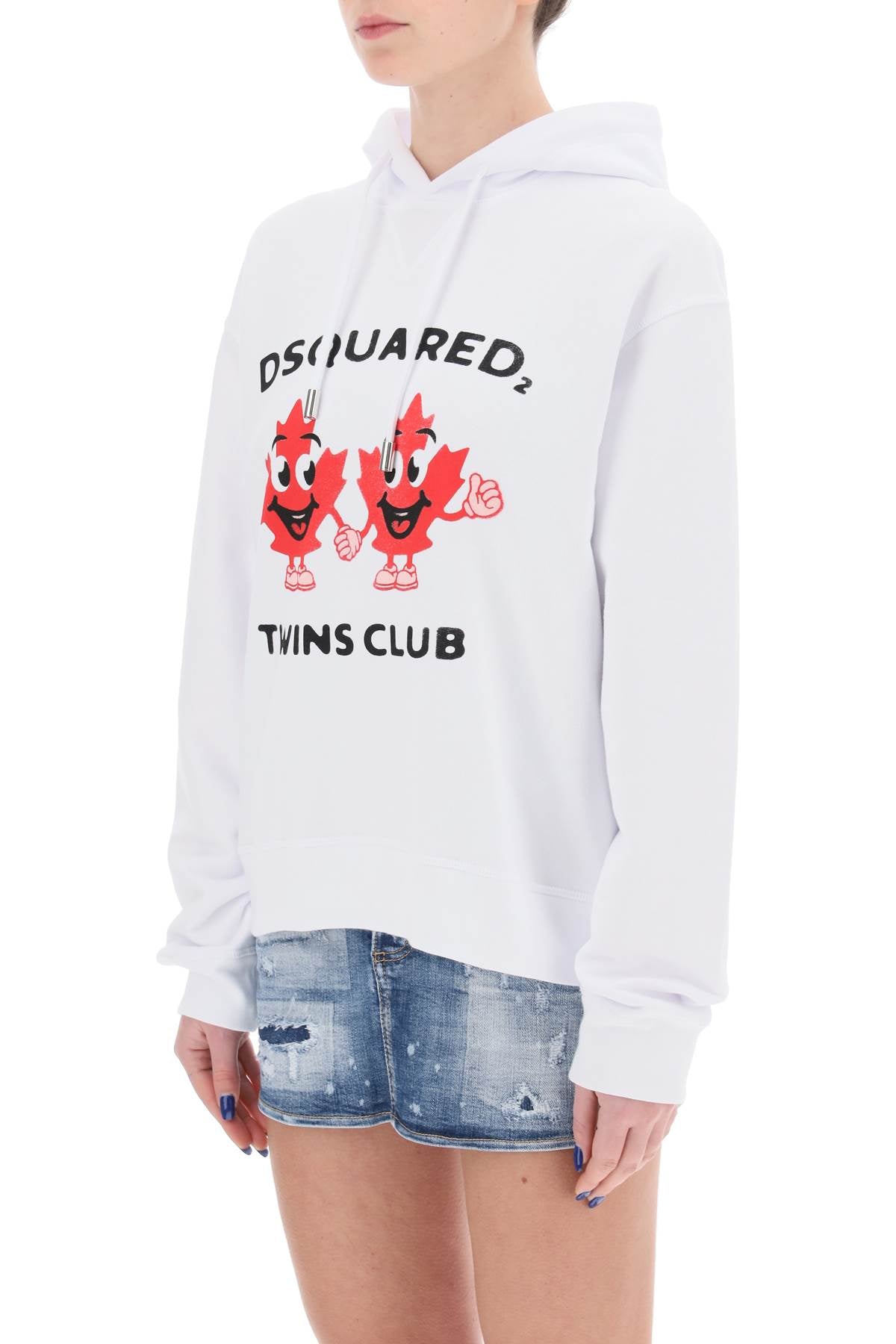 Dsquared2 twins club hooded sweatshirt-3