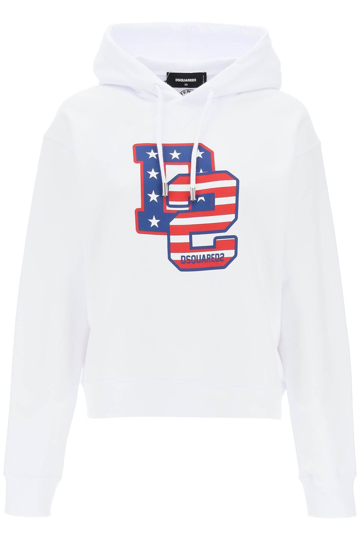 Dsquared2 cool fit hoodie with graphic print-0