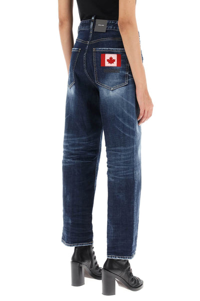 Dsquared2 'boston' cropped jeans-2