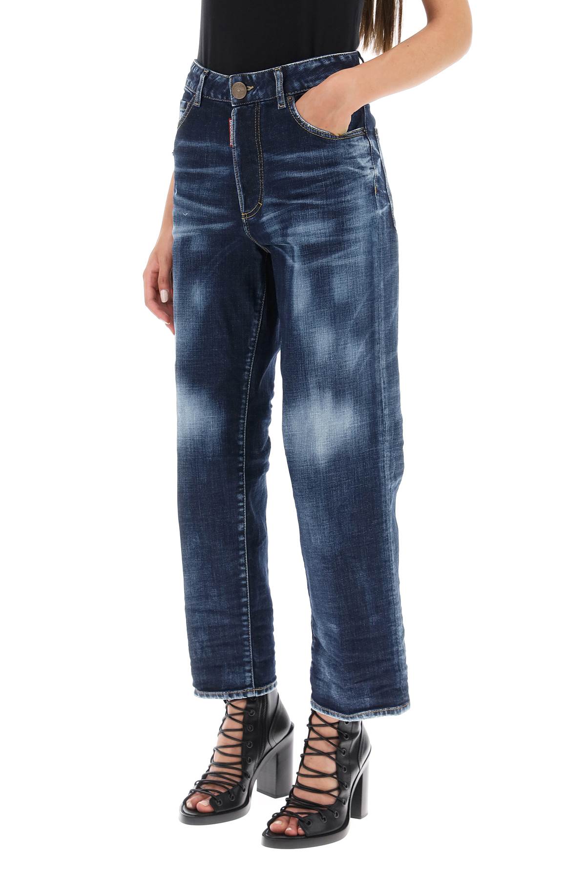 Dsquared2 'boston' cropped jeans-3