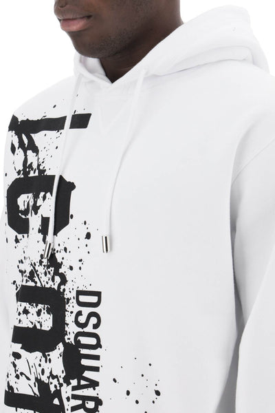 Dsquared2 cool fit hoodie with icon splash print-3