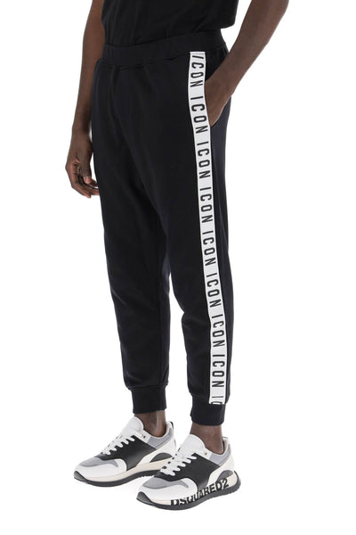 Dsquared2 dan joggers with icon bands-3
