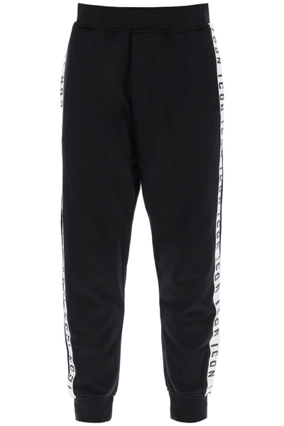 Dsquared2 dan joggers with icon bands-0