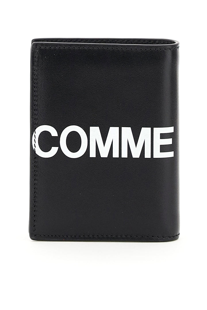 Comme des garcons wallet small bifold wallet with huge logo-2