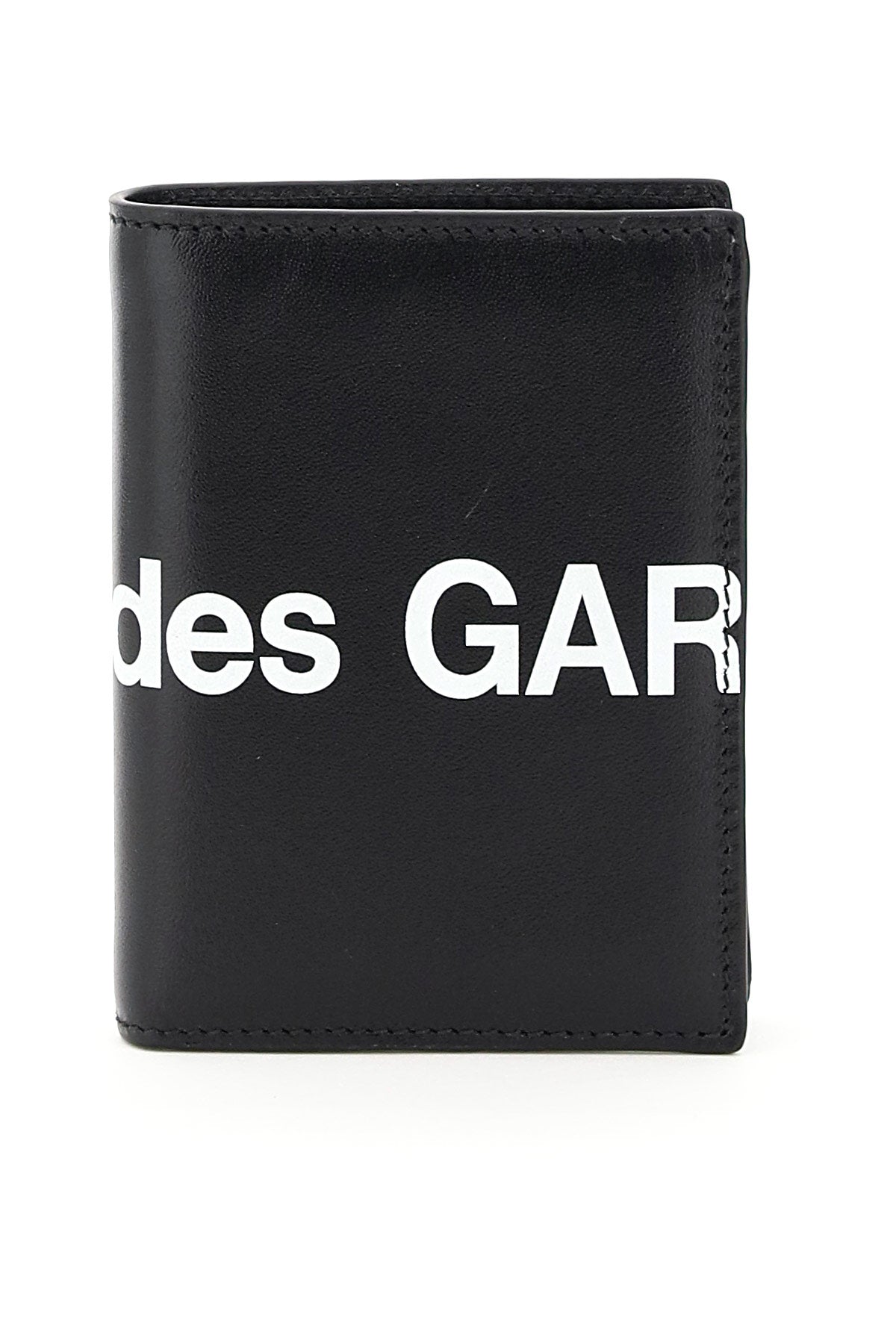 Comme des garcons wallet small bifold wallet with huge logo-0