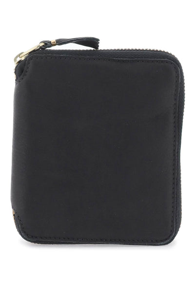 Comme des garcons wallet washed leather zip-around wallet-0
