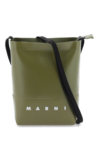 Marni coated canvas crossbody bag-0