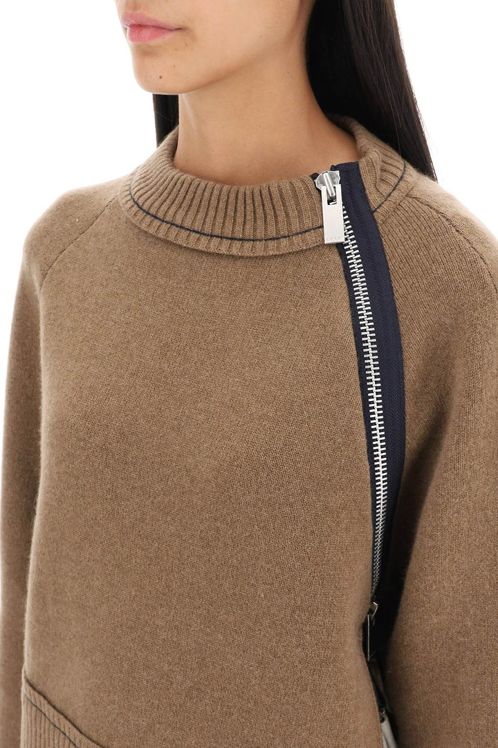 Sacai cashmere cotton sweater-3