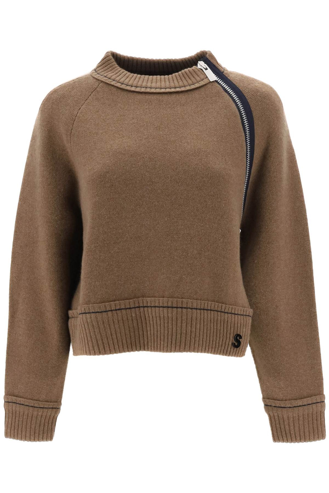 Sacai cashmere cotton sweater-0