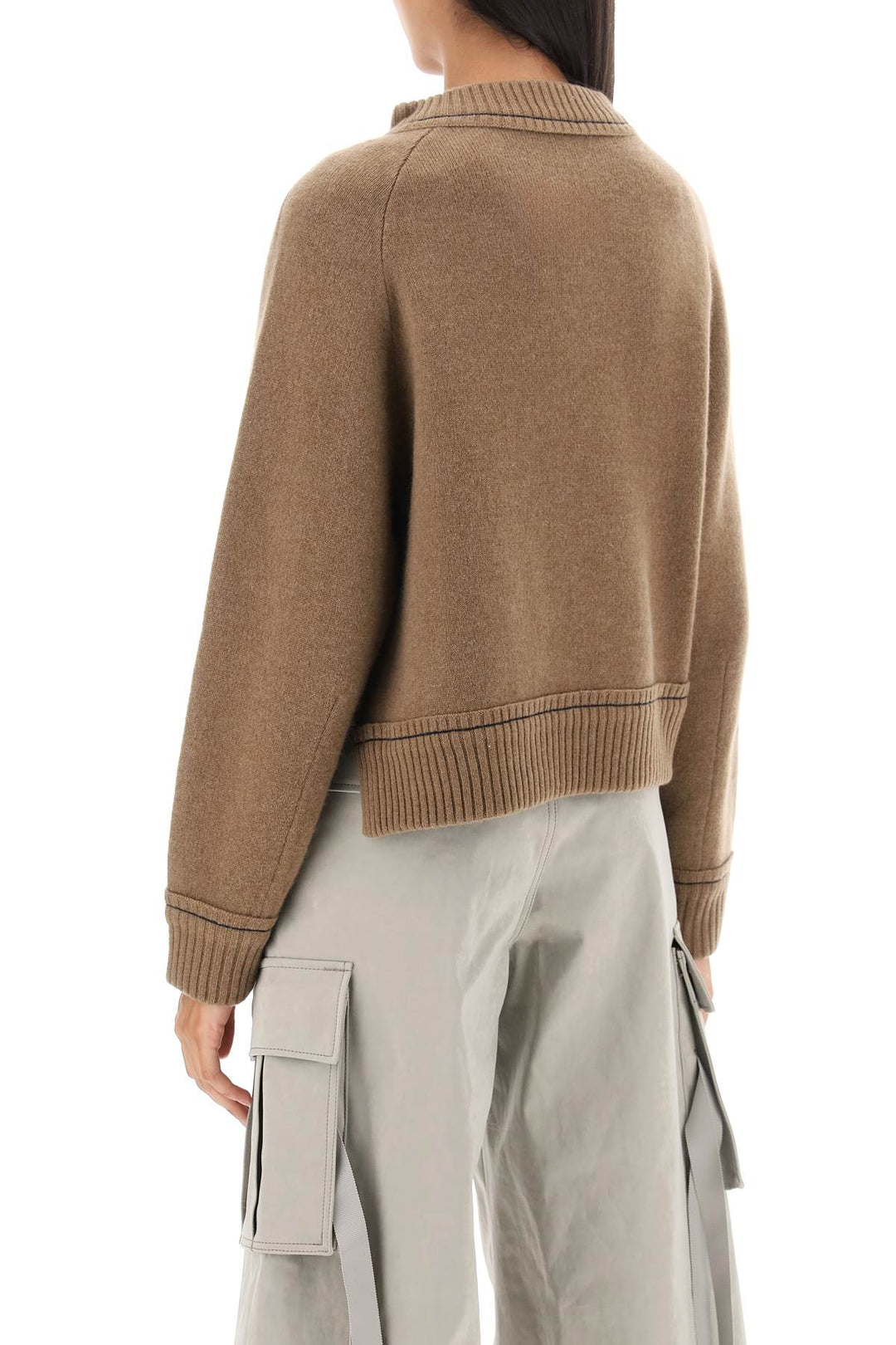 Sacai cashmere cotton sweater-2
