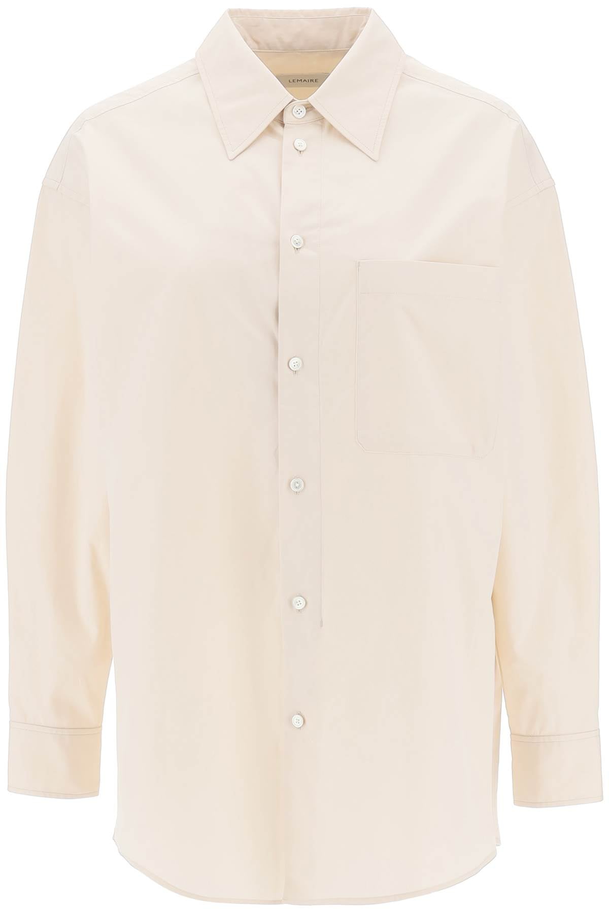 Lemaire oversized shirt in poplin-0