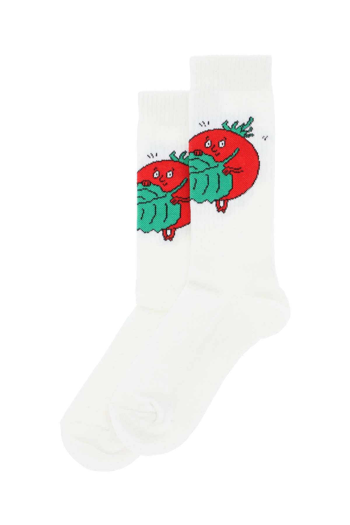 Sky high farm happy tomatoes crew socks-1