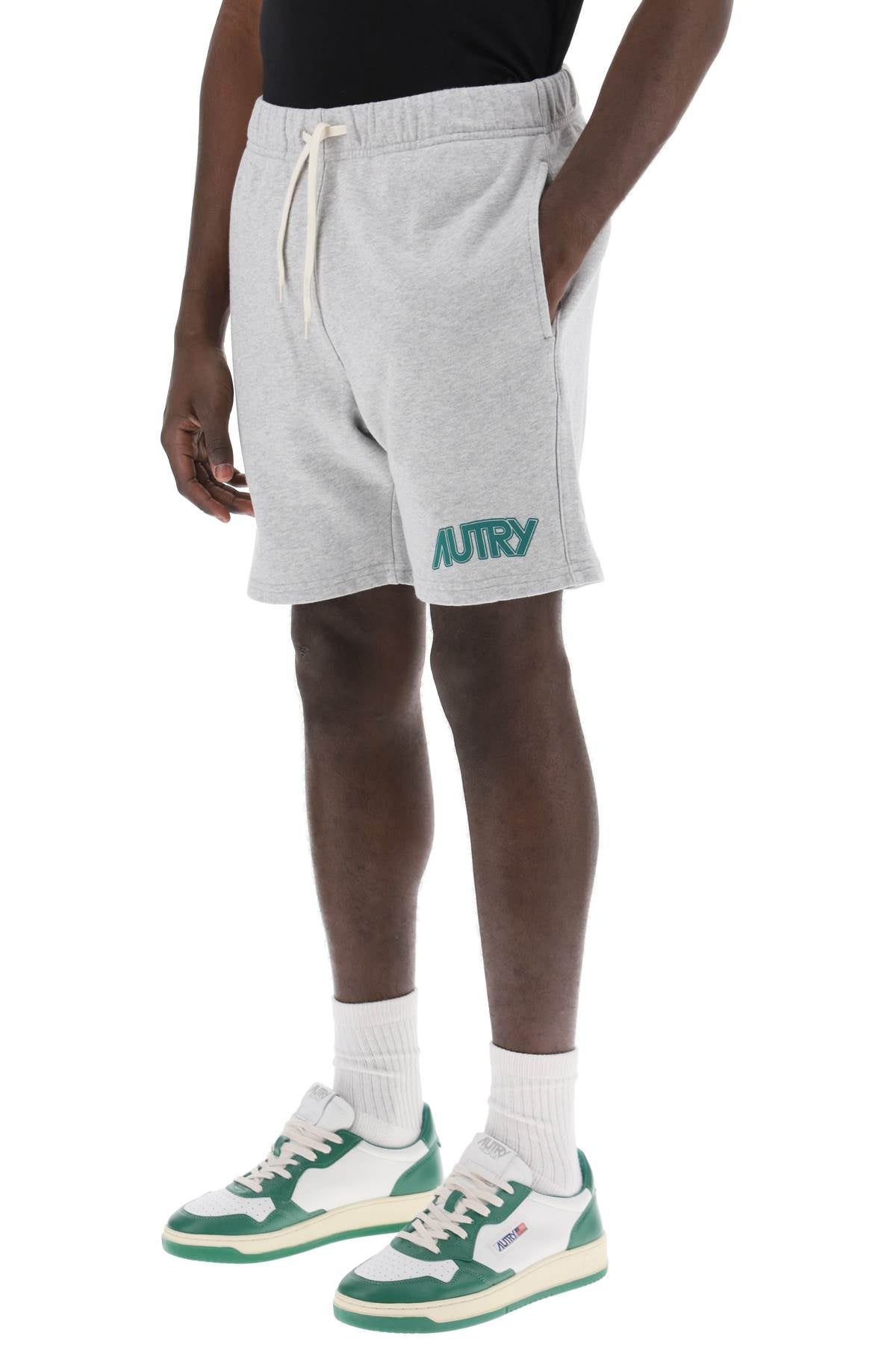 Autry sweatshorts with logo print-3