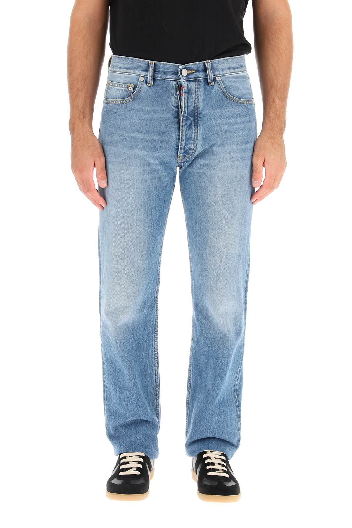 Maison margiela five-pocket straight jeans-1