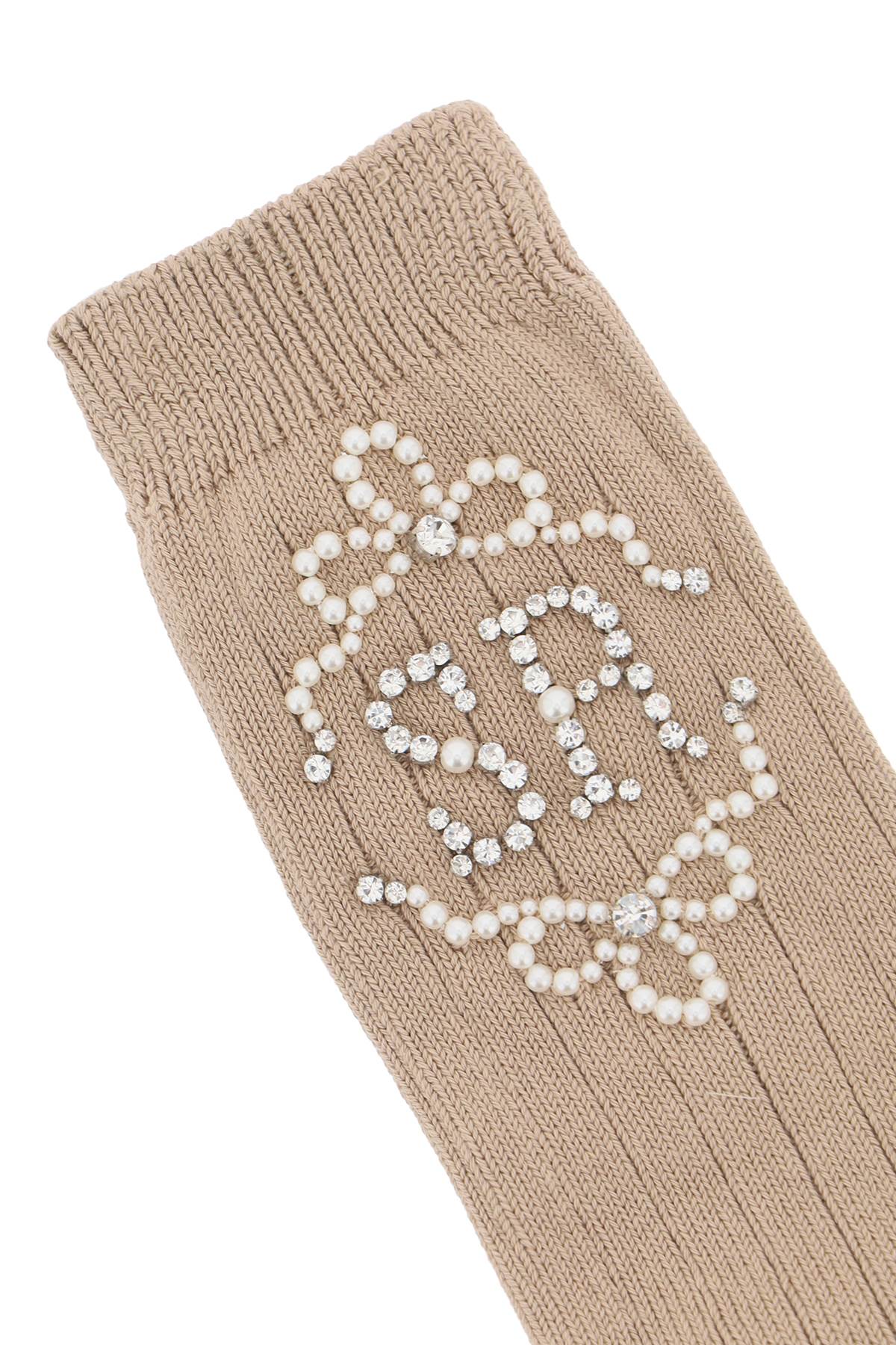 Simone rocha sr socks with pearls and crystals-2