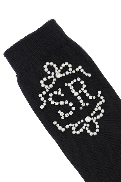 Simone rocha sr socks with pearls and crystals-2