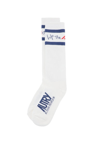 Autry socks with logo-1
