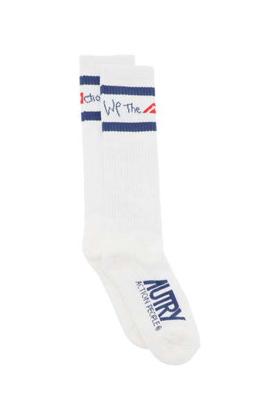 Autry socks with logo-0