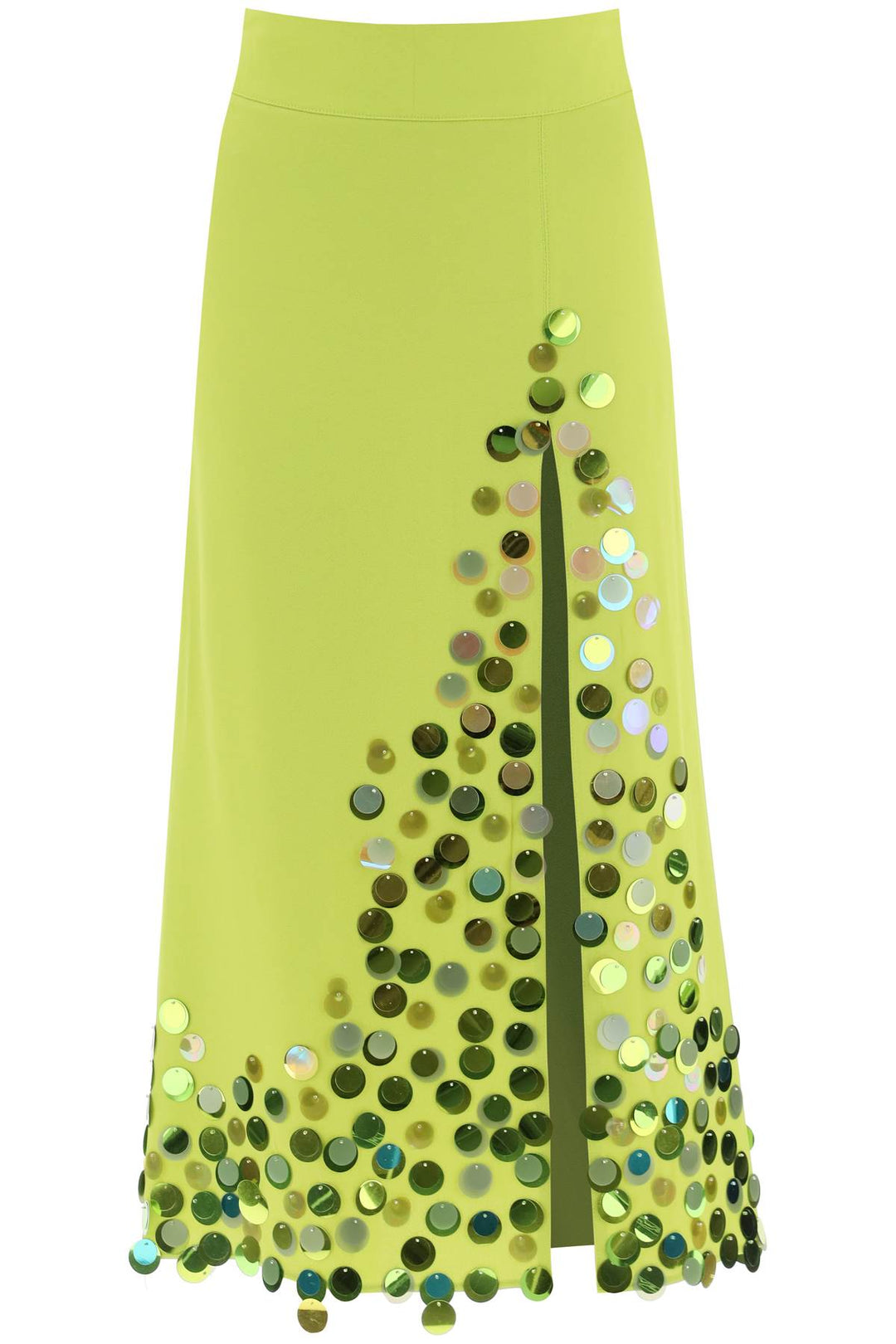 Art dealer midi skirt with maxi sequins-0