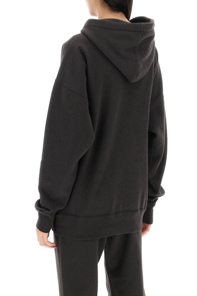 Isabel marant etoile mansel hoodie with flocked logo-2