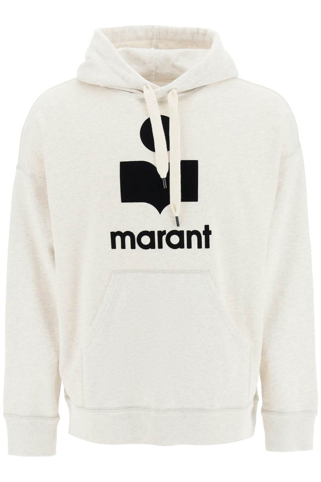 Marant 'miley' hoodie with flocked logo-0