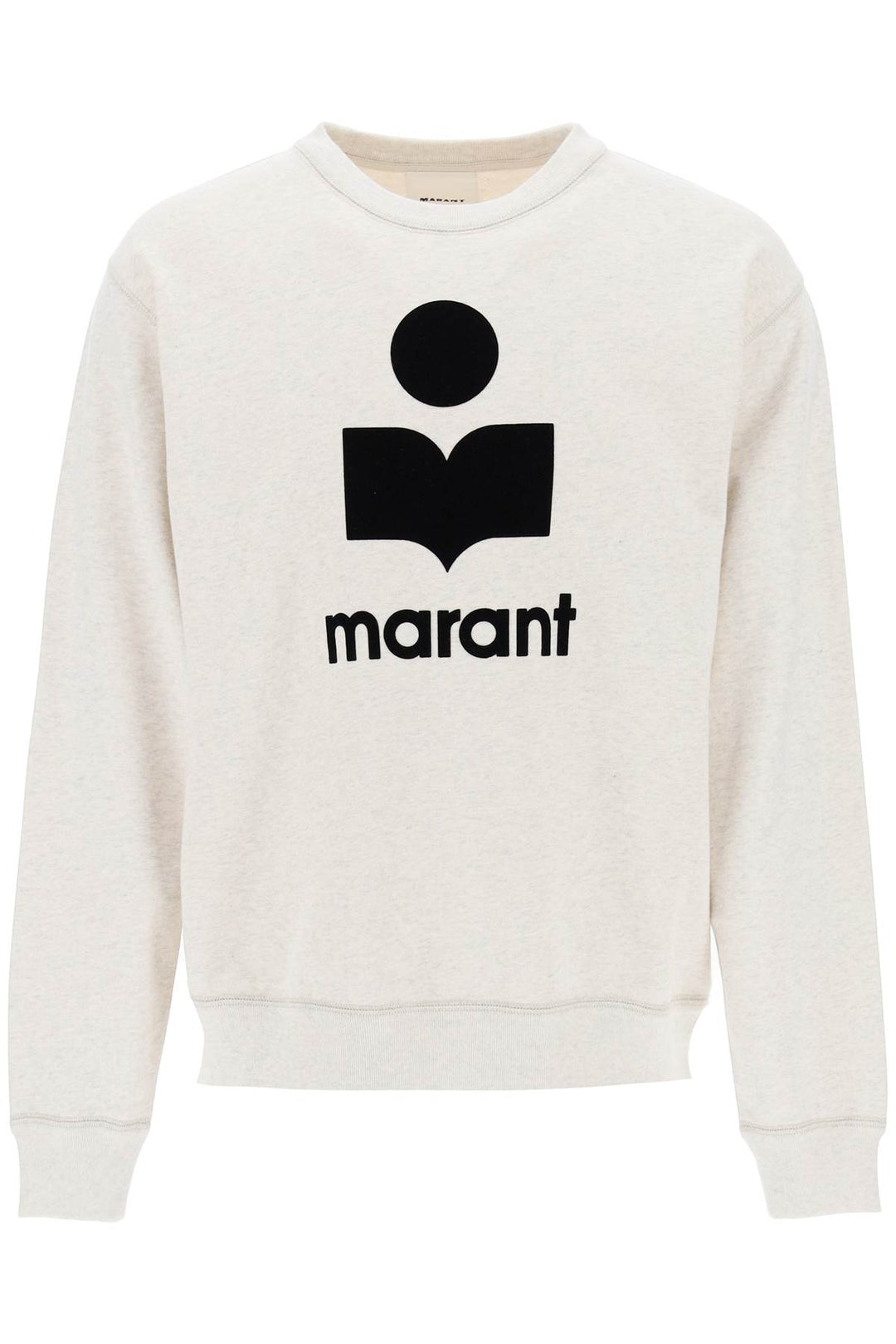 Marant mikoy flocked logo sweatshirt-0