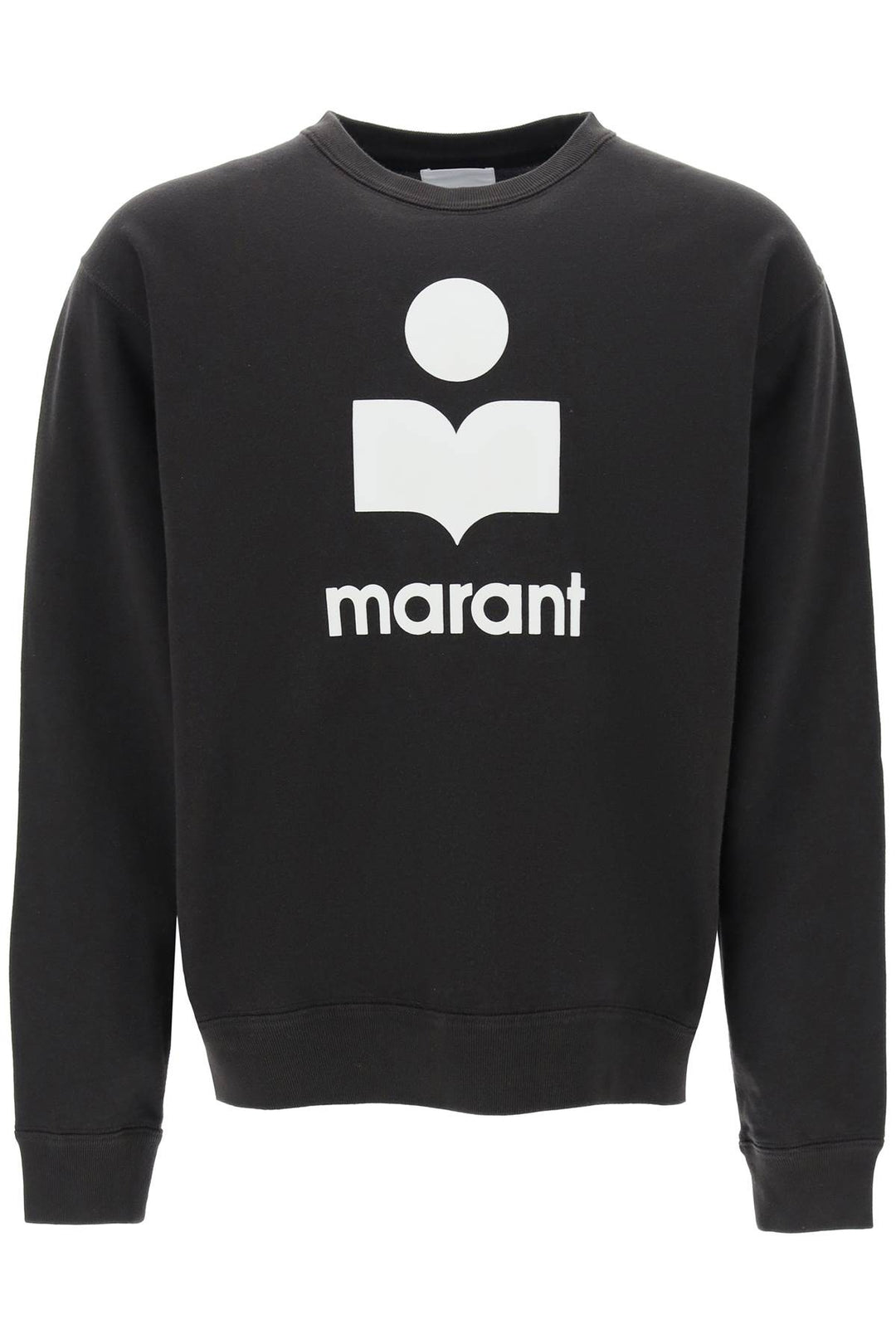 Marant mikoy flocked logo sweatshirt-0