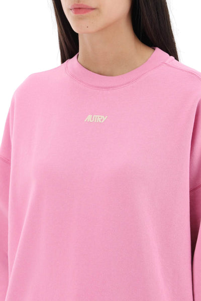 Autry crew-neck sweatshirt with logo print-3