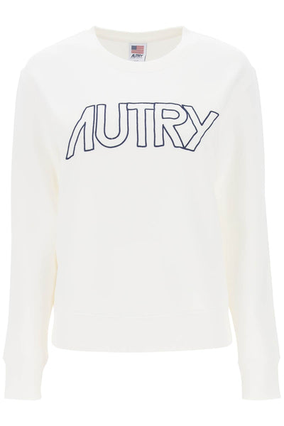 Autry embroidered logo sweatshirt-0