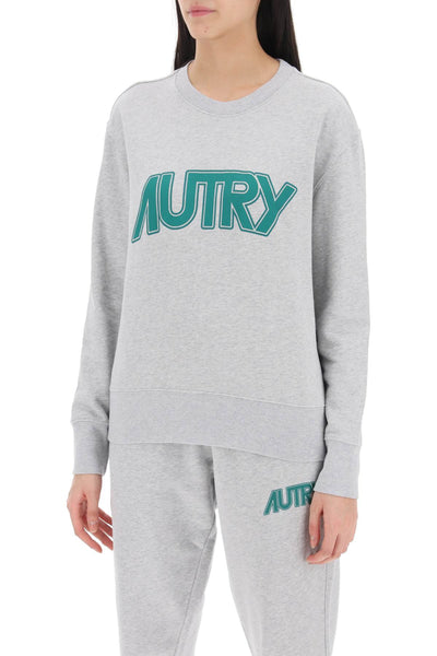 Autry sweatshirt with maxi logo print-3