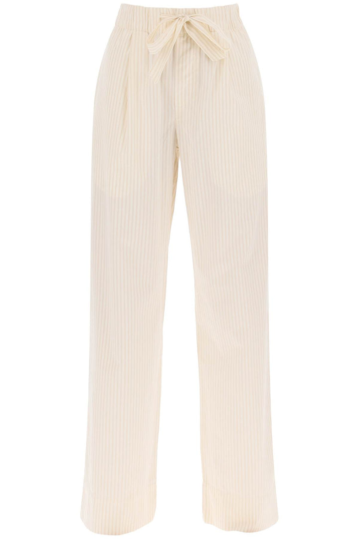 Birkenstock x tekla pajama pants in striped organic poplin-0