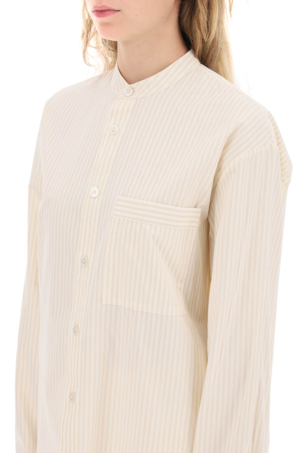 Birkenstock x tekla organic poplin pajama shirt-3