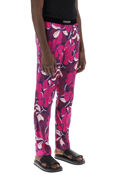 Tom ford pajama pants in floral silk-1