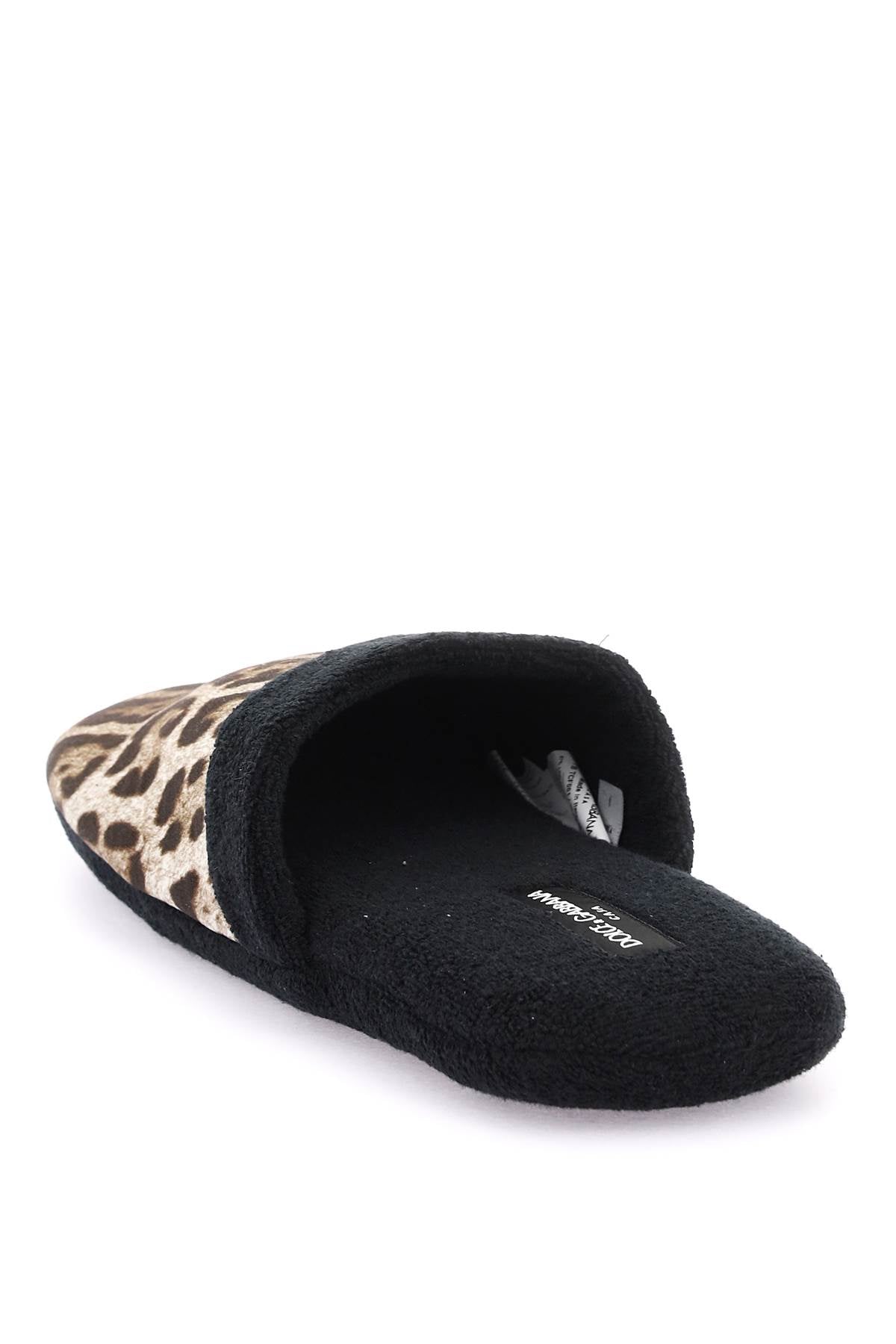 Dolce & gabbana 'leopardo' terry slippers-2