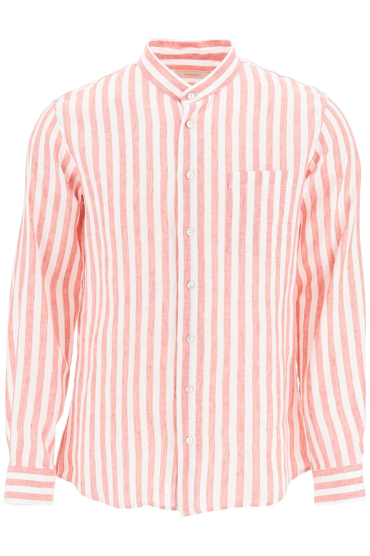Agnona striped linen shirt-0