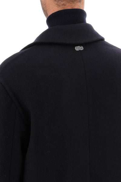 Agnona single-breasted coat in cashmere-3