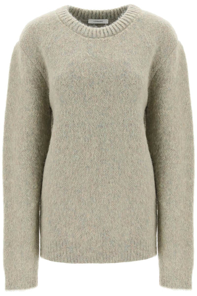 Lemaire sweater in melange-effect brushed yarn-0